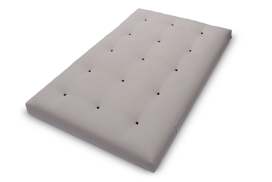 Futon Mattress 120x200 with wool, coconut and 2x latex - Comfort Wool - Pascall Grey