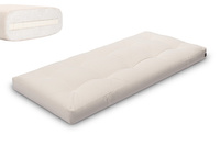 Futon Mattress 90x200 with latex - Medium Latex - Pascall Ecru