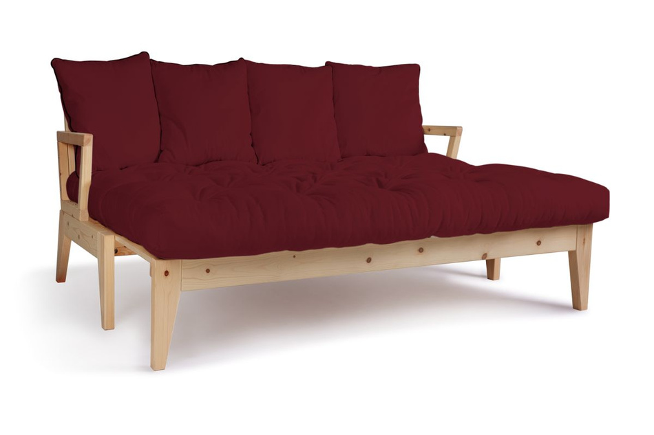 Sofa bed 200 cm - Sakura - Pascall Futon Burgundy
