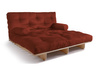 Sofa Bed Futon 140x200 - Slim Basic Classic - Pascall Brick